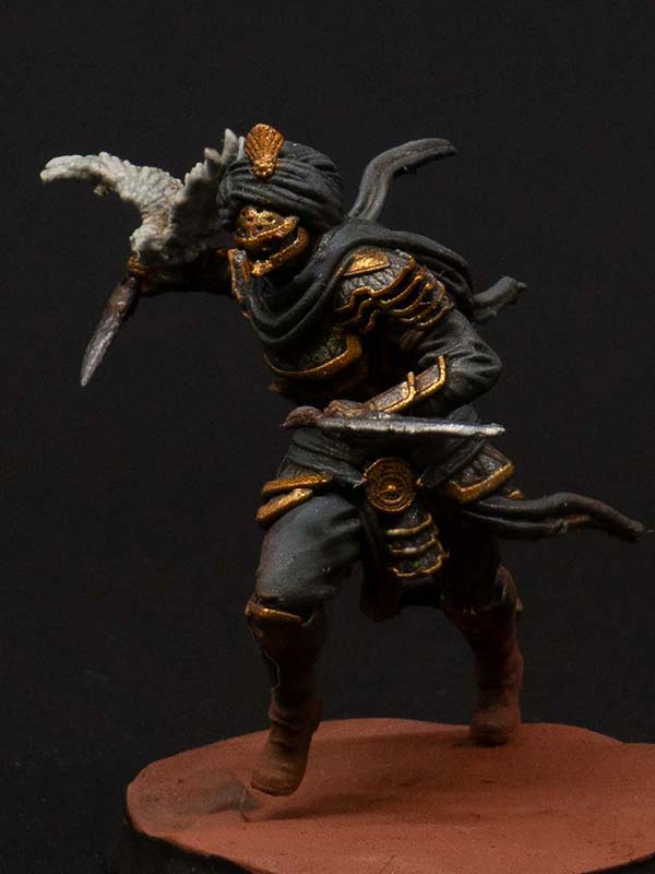 thumbnail image 2 of Sir Nicholas Miniatures: Trench Crusaders Mamluk Warrior - Captain/Assassin Mini 2 of 6
